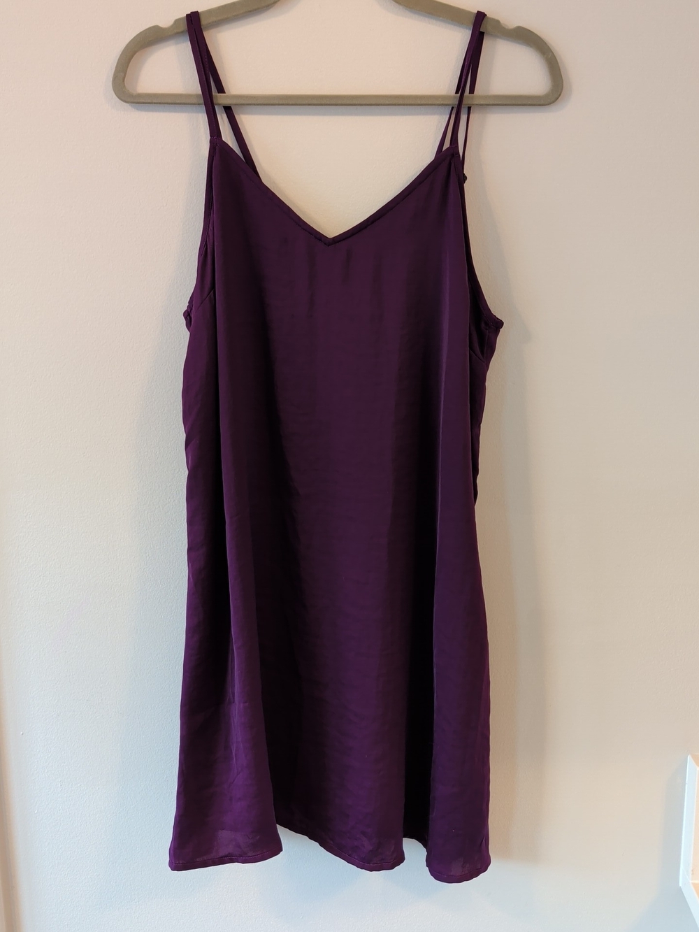 American Eagle Outfitters Deep Purple Slip Dress